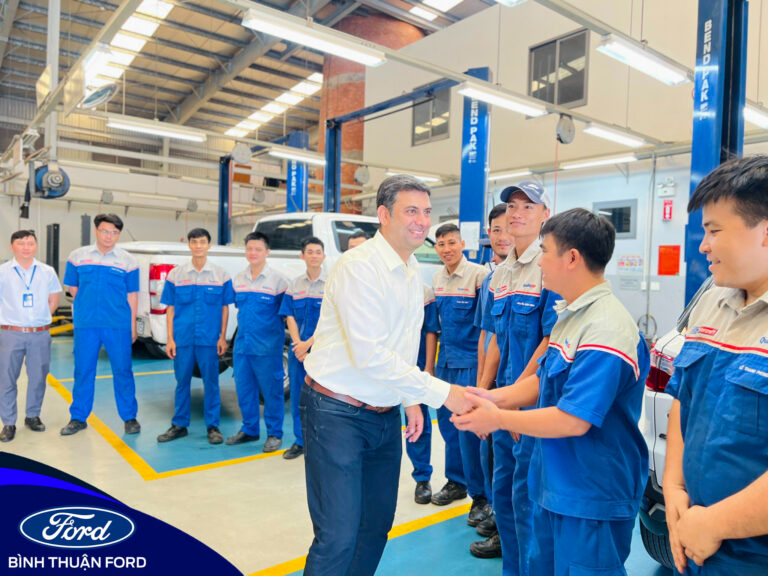 Bình Thuận Ford đón tiếp Đoàn đại biểu cấp cao từ Ford Việt Nam