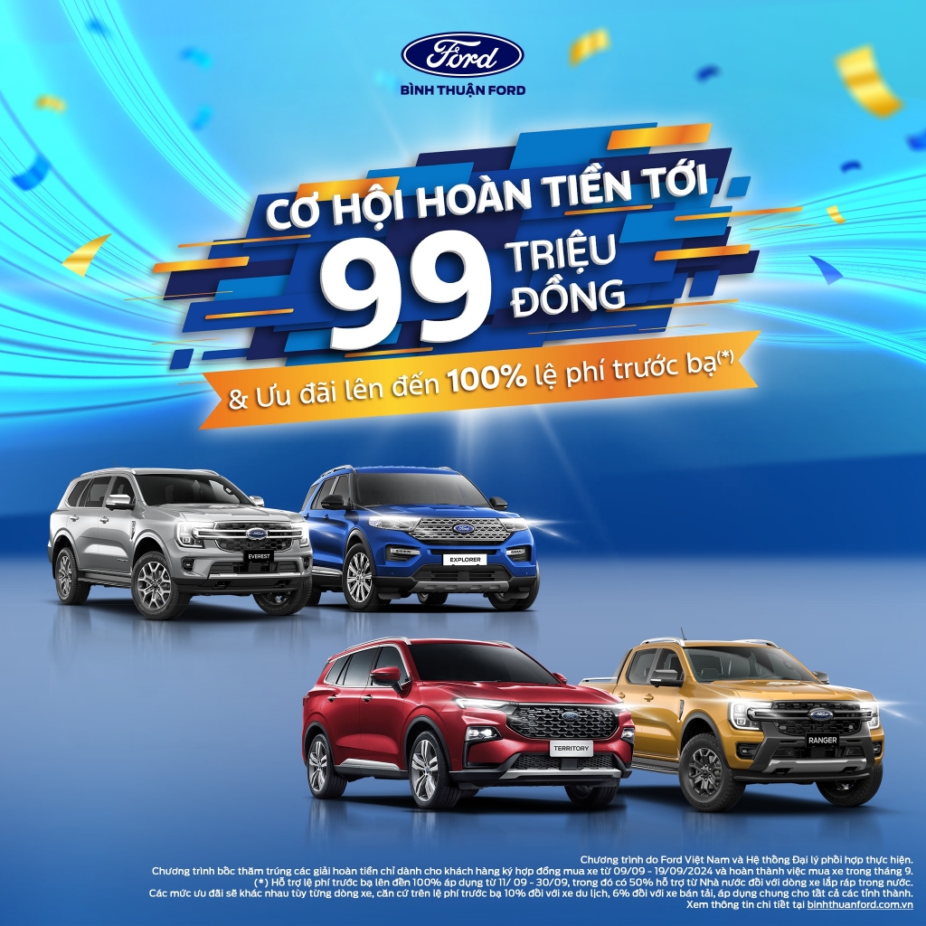 Ngày Đôi Ưu Đãi Kép - Rinh Ngay Ford Về Nhà