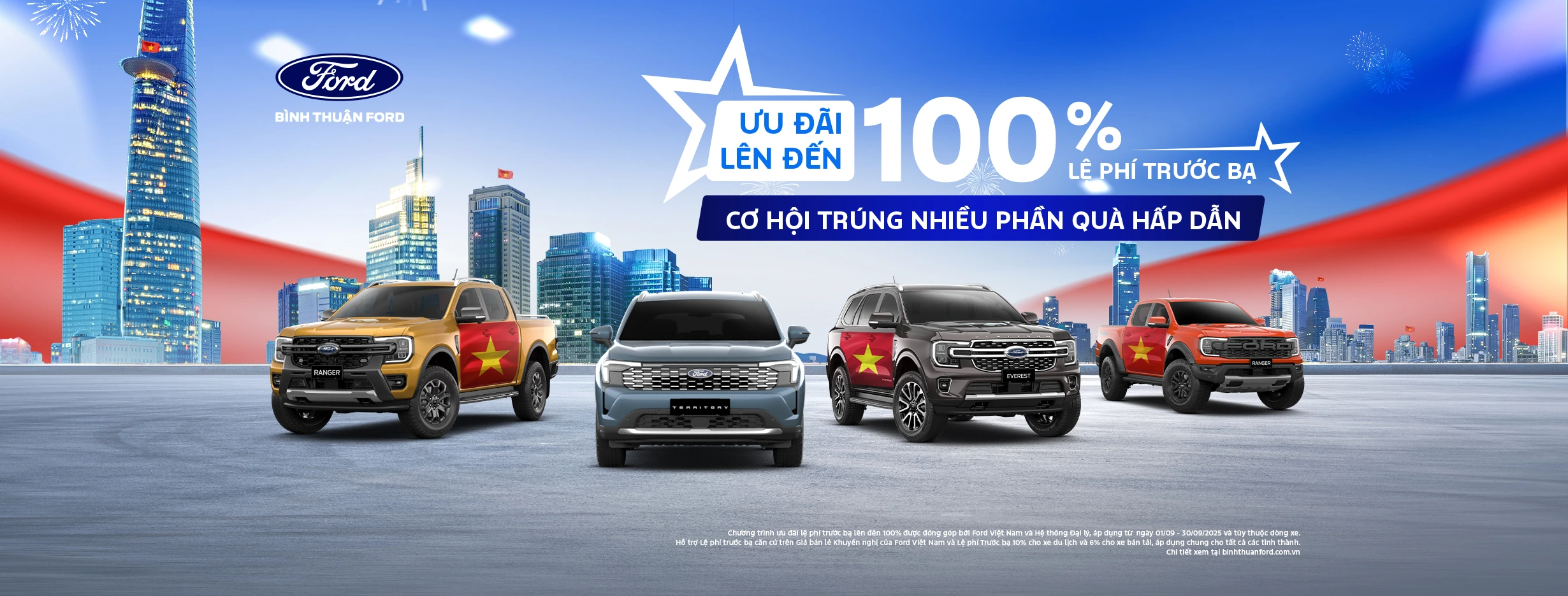 Chuong trinh khuyen mai xe Ford Thang 9