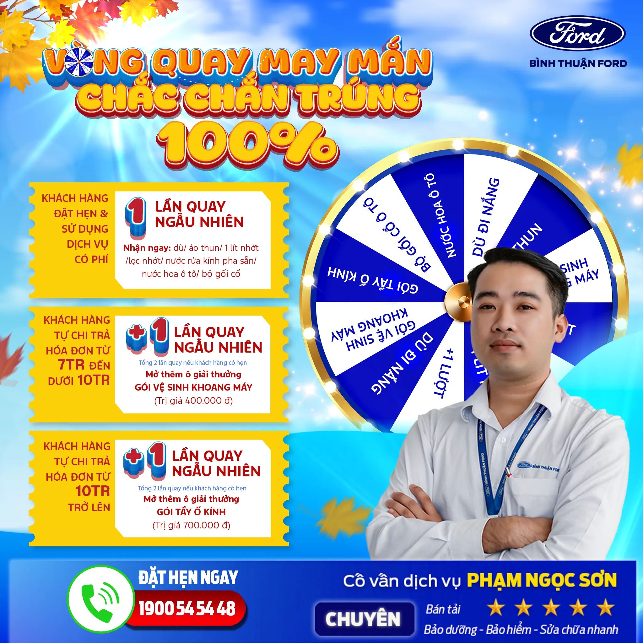 Vòng quay may man T8