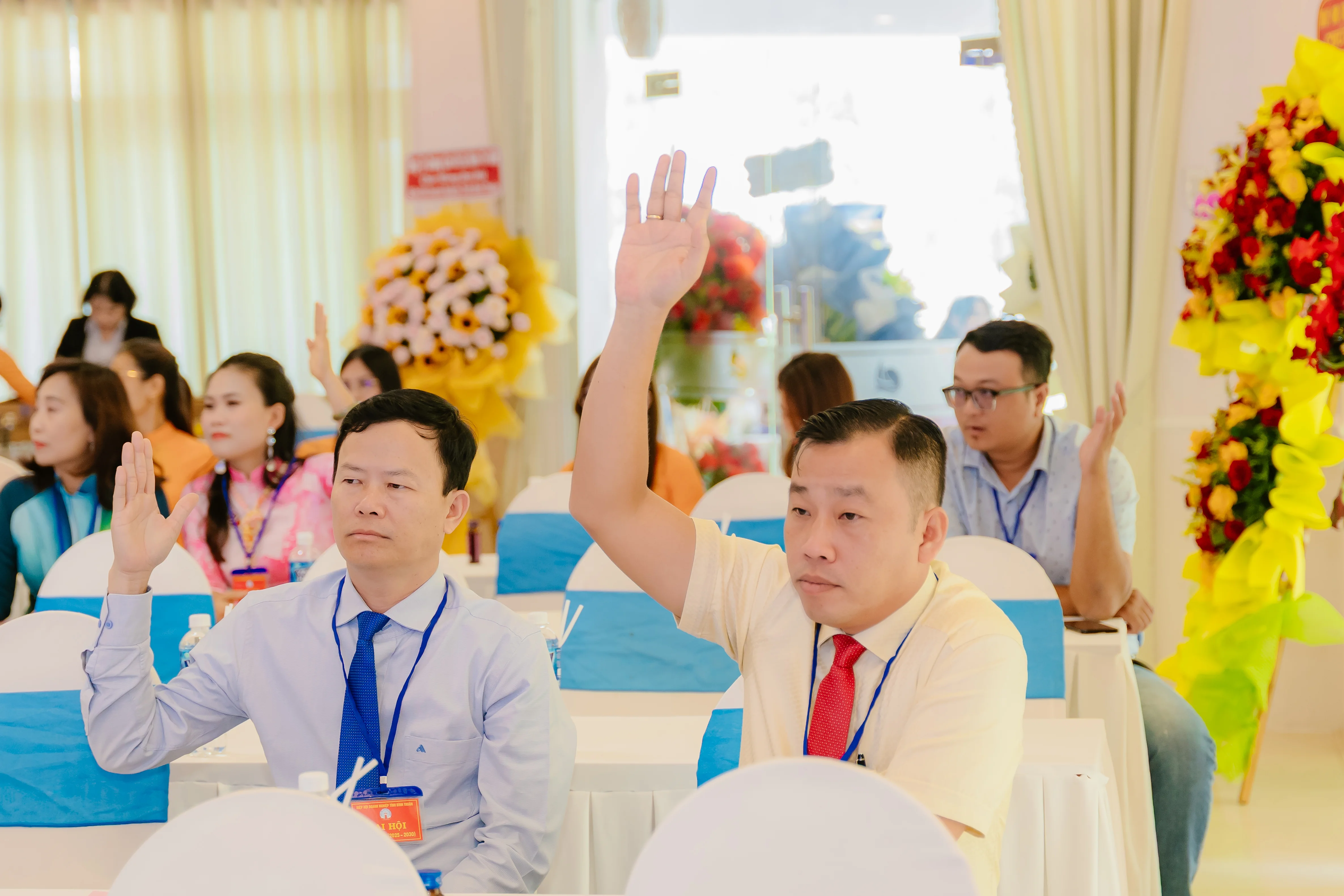 Ong Trieu Minh Phuc phat bieu tai Dai hoi