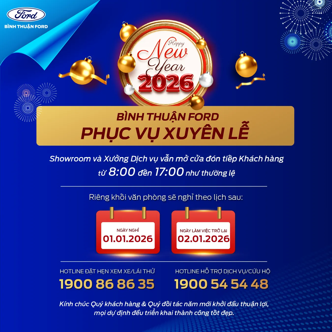 Lich hoat dong Tet Duong Lich Binh Thuan Ford