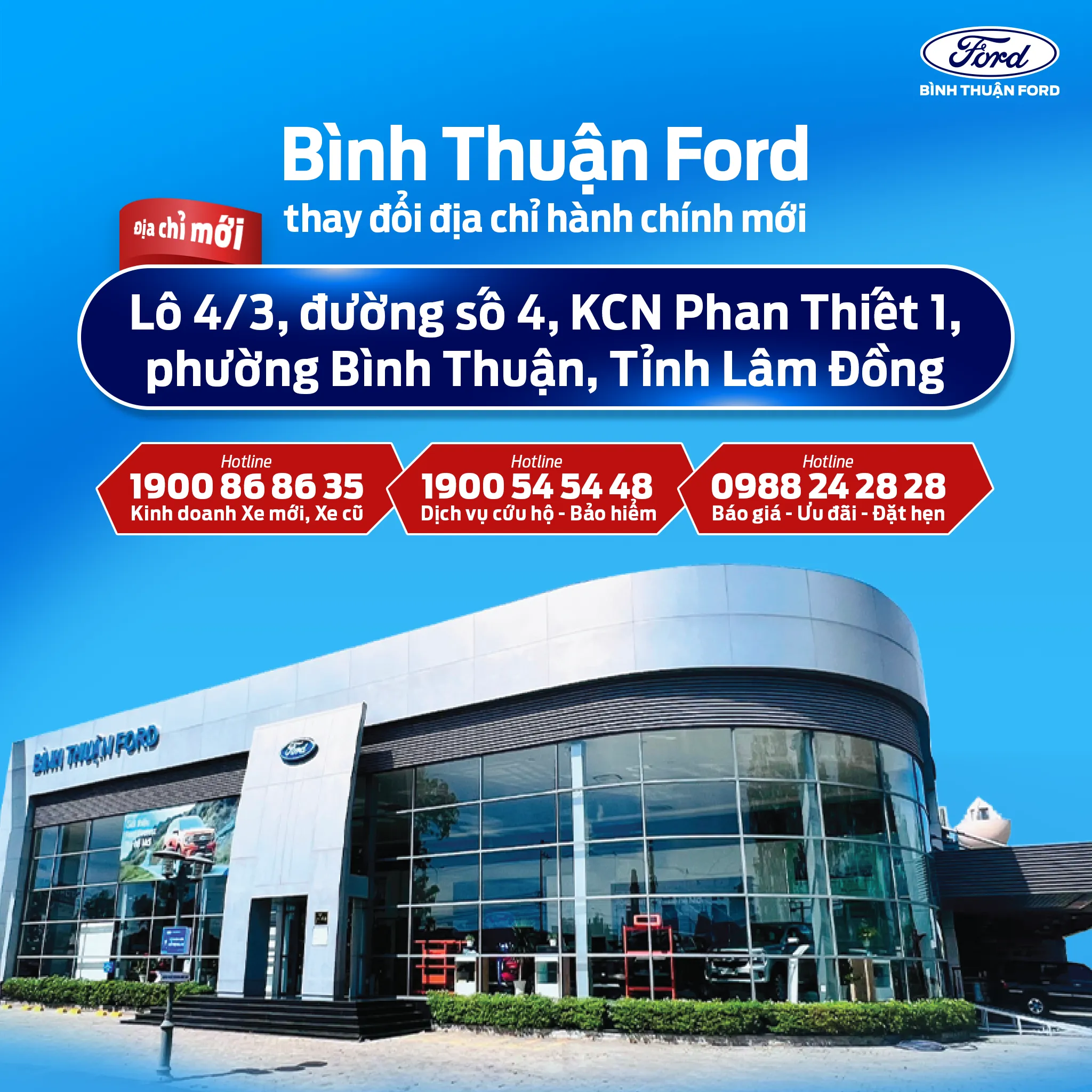 Binh Thuan Ford doi sang dia chi hanh chinh moi
