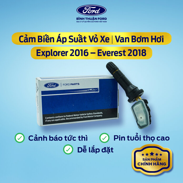 Cảm Biến Áp Suất Vỏ Xe - Ford Explorer 2016, Everest 2018