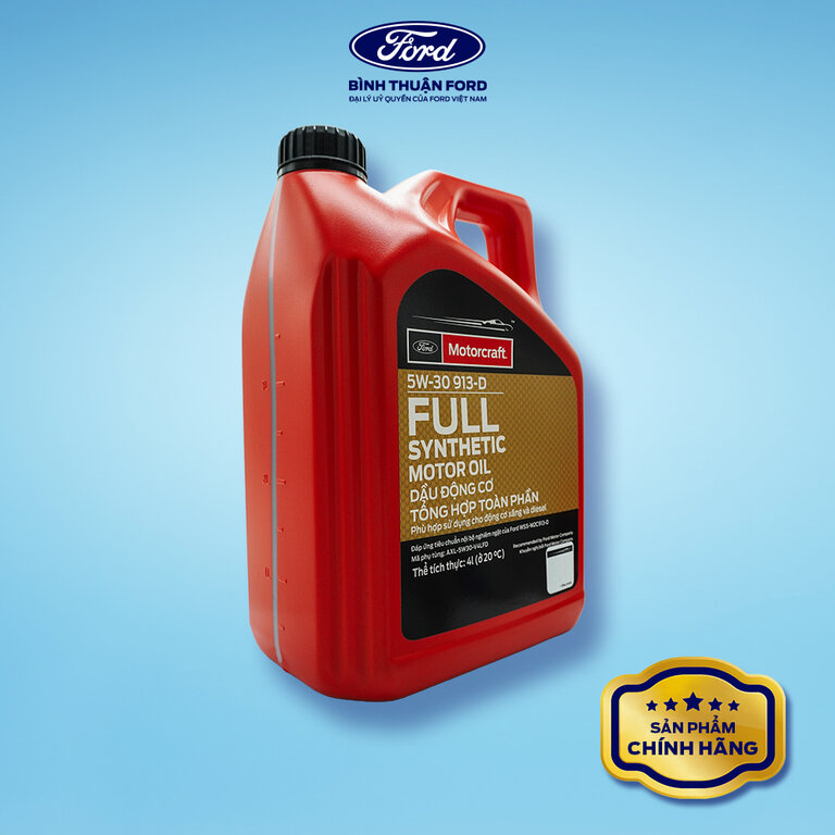 Dầu Nhớt Động Cơ Tổng Hợp Toàn Phần 4L | Motorcraft 5W-30 913-D