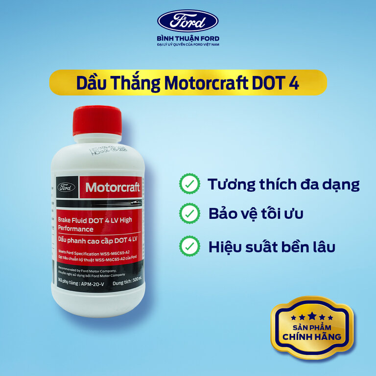 Dầu Thắng Motorcraft DOT 4 – 500ml