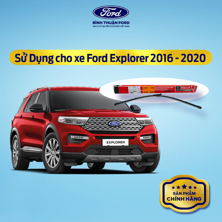 Khung Lá Gạt Nước, Gạt Mưa Trước - Trái 660mm – Ford Explorer 2016 - 2020