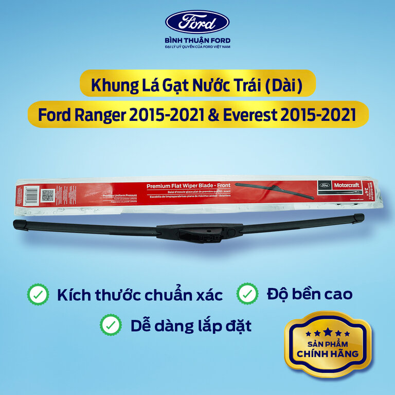 Khung Lá Gạt Nước (Trái - Dài) _ Ford Ranger / Everest