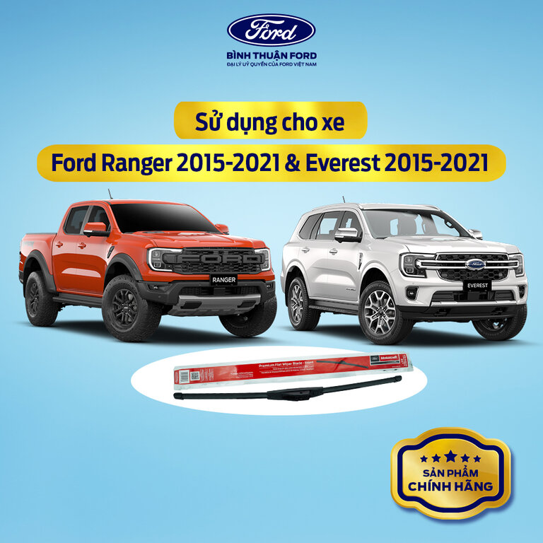 Khung Lá Gạt Nước (Trái - Dài) _ Ford Ranger / Everest