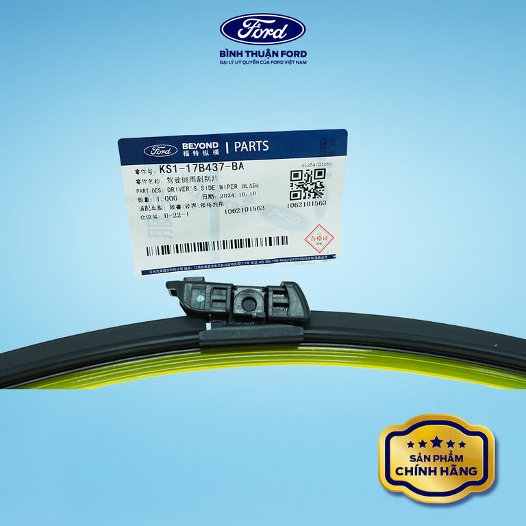 Khung Lá Gạt Nước (Trái - Dài) – Ford Territory 2022 Bản Titanium