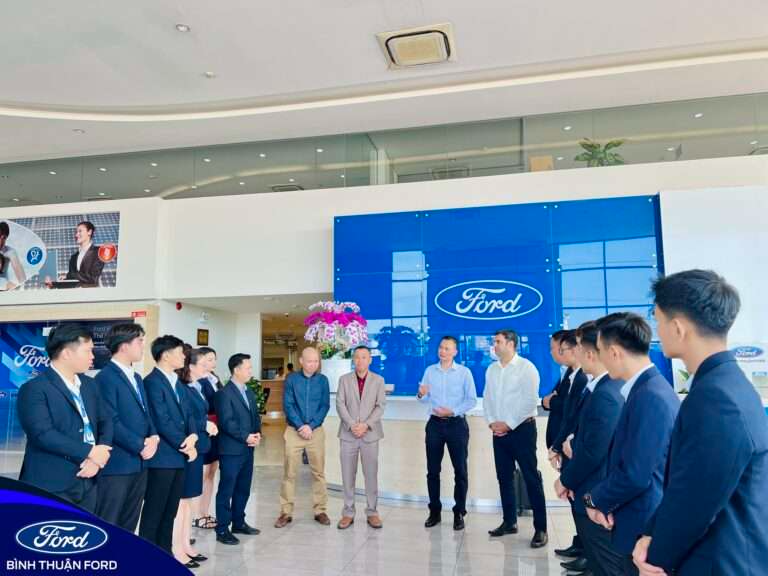 Bình Thuận Ford Tự Hào Đón Đoàn Cán Bộ Cấp Cao của Ford Việt Nam đến thăm và làm việc