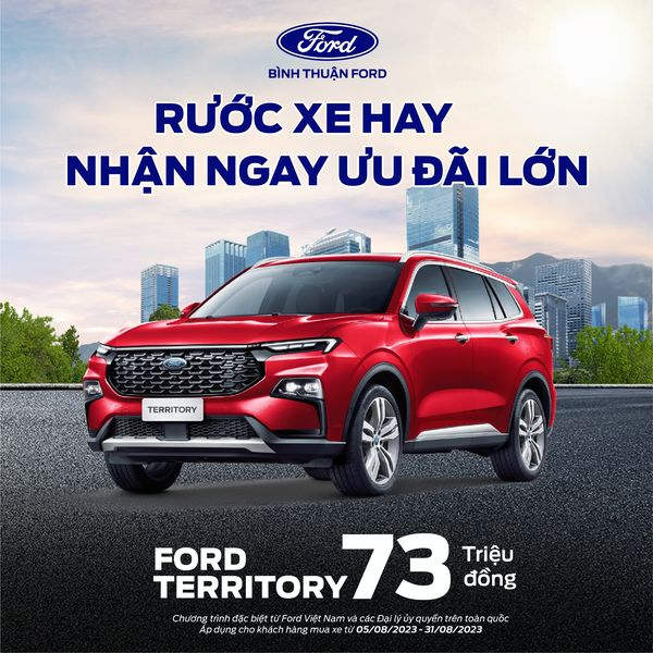 CHÀO ĐÓN THÁNG 8 VỚI KHUYẾN MÃI LỚN DÀNH CHO CÁC DÒNG XE FORD!