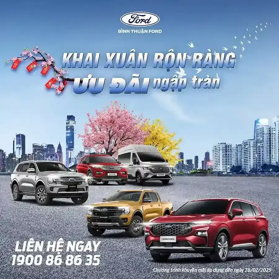 CHƯƠNG TRÌNH KHUYẾN MÃI THÁNG 02/2025 "KHAI XUÂN RỘN RÀNG - ƯU ĐÃI NGẬP TRÀN