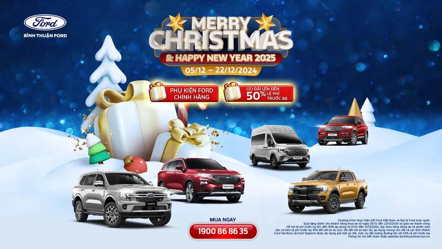 Ford Việt Nam Và Bình Thuận Ford Triển Khai Chương Trình “Mua Xe Ford - Rước An Lành - Hanh Thông Năm Mới” Trong Tháng 12