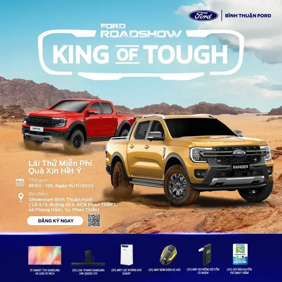 KHAI PHÁ SỨC MẠNH CÙNG FORD TẠI SỰ KIỆN LÁI THỬ KING OF TOUGH