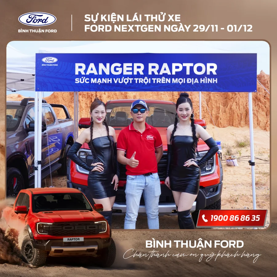 KHÉP LẠI CHUỖI SỰ KIỆN TRƯNG BÀY & LÁI THỬ XE FORD NEXTGEN TẠI NOVAWORLD PHAN THIẾT!