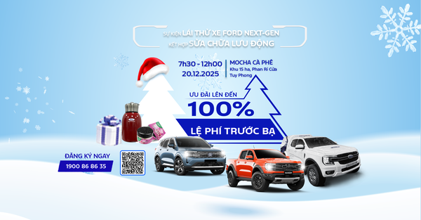 SỰ KIỆN LÁI THỬ XE FORD NEXT-GEN KẾT HỢP SỬA CHỮA LƯU ĐỘNG DÀNH CHO KHÁCH HÀNG TẠI PHAN RÍ CỬA