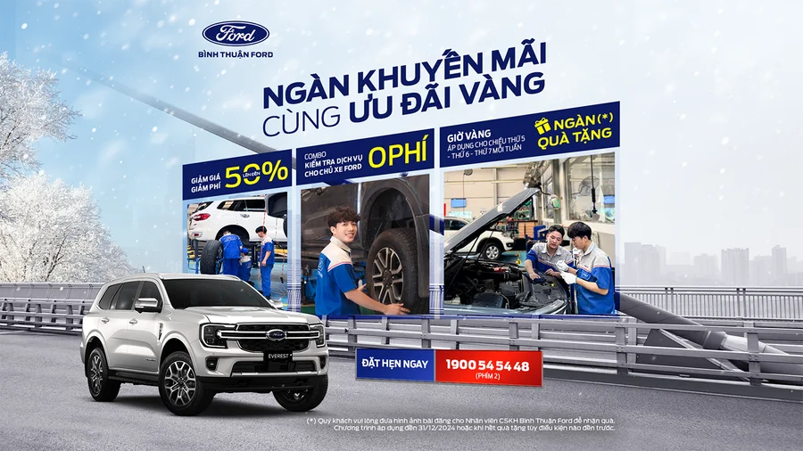 ƯU ĐÃI BẢO DƯỠNG XE CUỐI CÙNG CỦA NĂM, CHÀO GIÁNG SINH - QUÀ LINH ĐÌNH