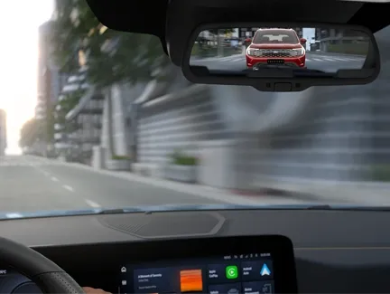 Gương chiếu hậu trong xe điện tử