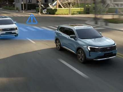 Hệ thống cảnh báo điểm mù kết hợp cảnh báo cắt ngang xe