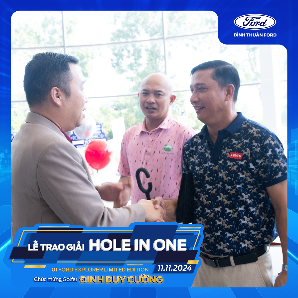Ông Triệu Minh Phúc  -Tổng Giám Đốc Bình Thuận Ford - gửi lời chúc đến Ban Điều hành Hội Golf Bình Thuận
